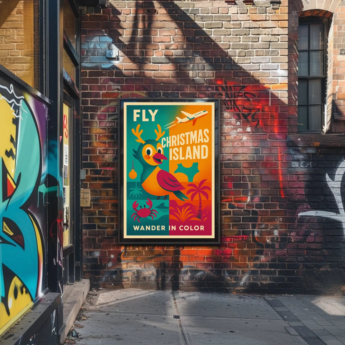 Fly to Christmas Island Poster