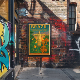 Brazil A Tapestry of Vibrance Poster