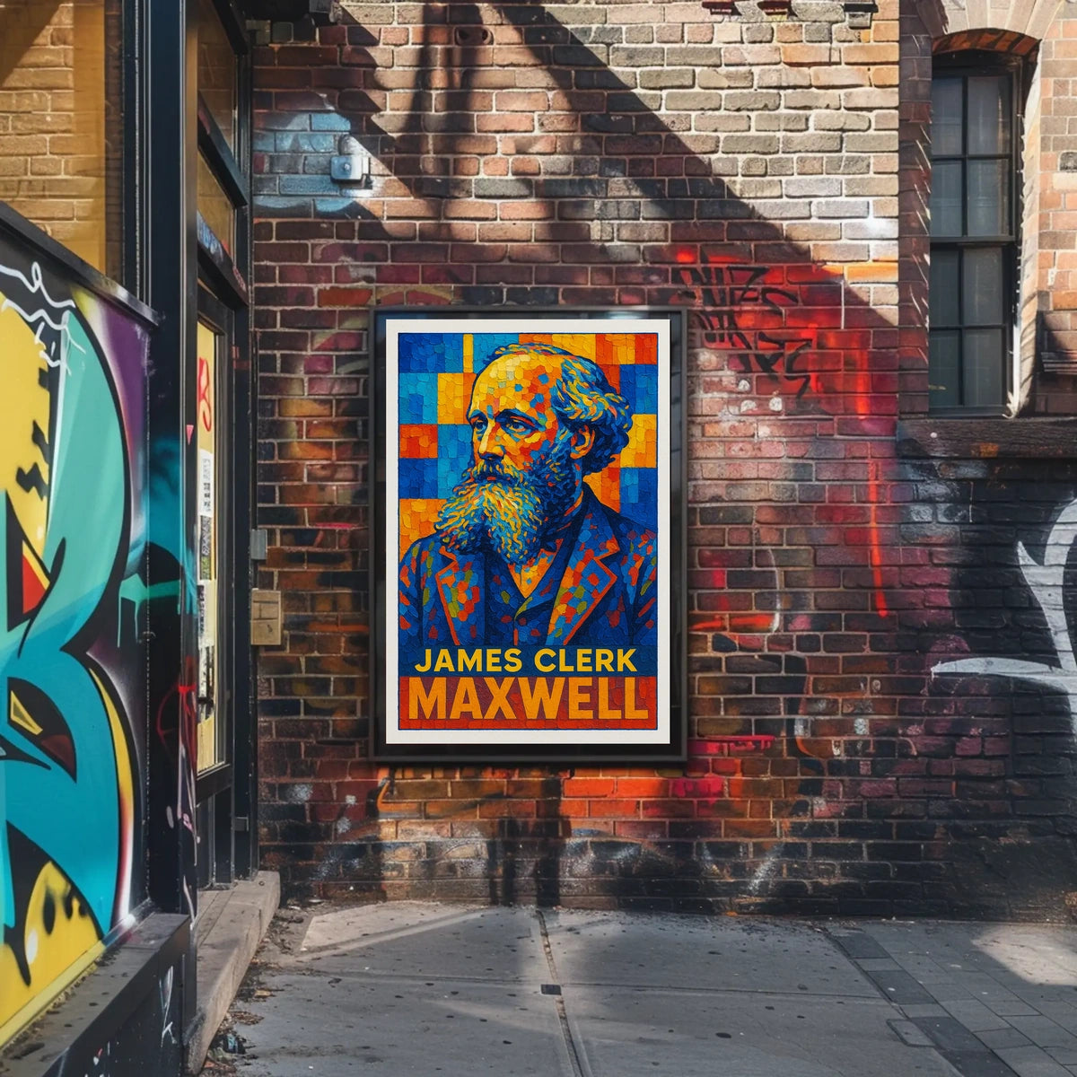 James Clerk Maxwell Poster