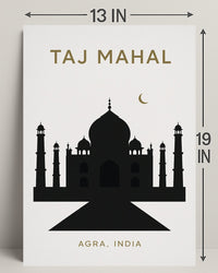 Taj Mahal Agra, India Poster PosterGoat