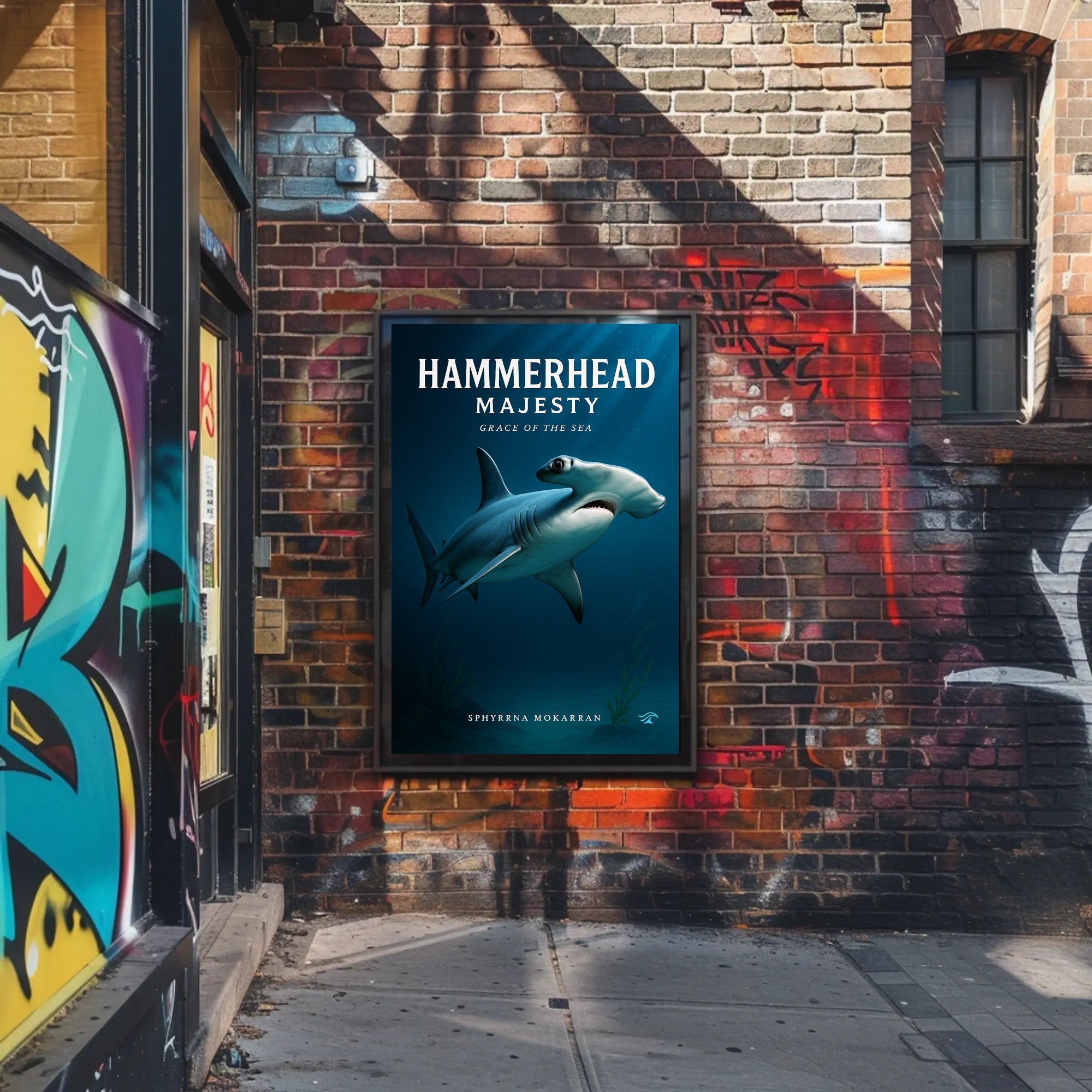 Hammerhead Majesty Poster PosterGoat
