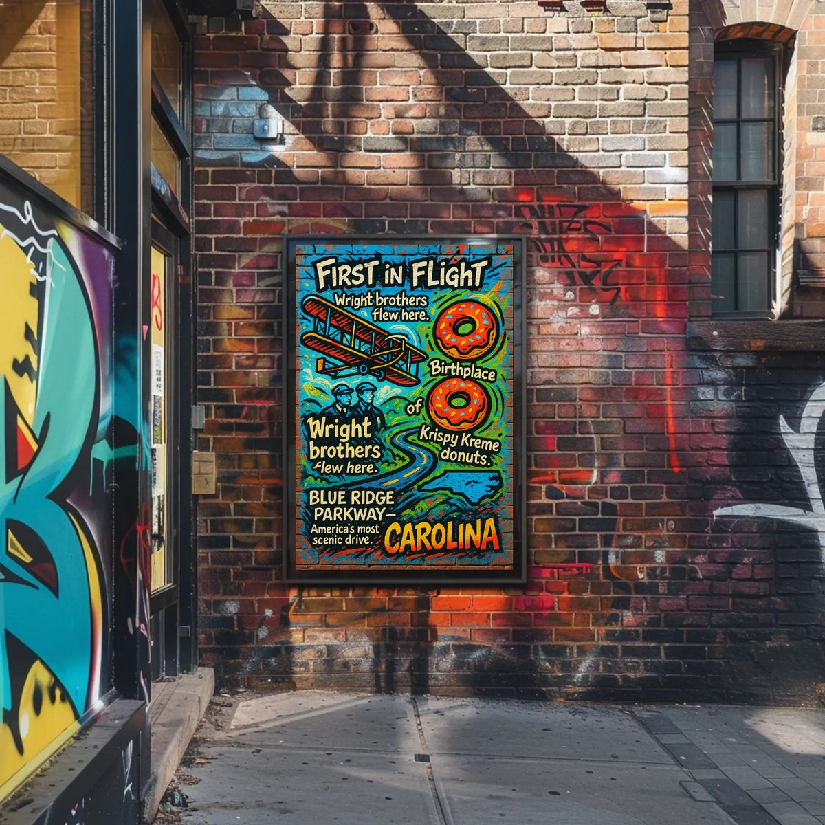 First in Flight Celebrating Carolina Poster