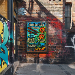 First in Flight Celebrating Carolina Poster