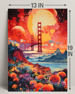 Dreamscape Of The Golden Gate Poster