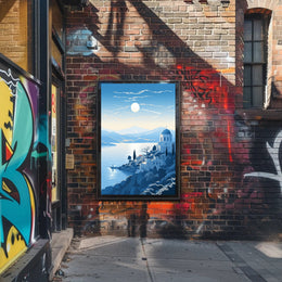 Tranquil Mediterranean Landscape Poster PosterGoat