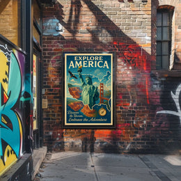 Explore America Poster