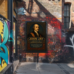 John Jay Architect Of American Justice Poster