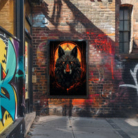 The Fiery Wolf Poster