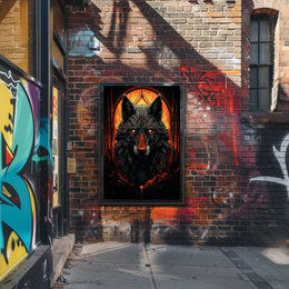 The Fiery Wolf Poster