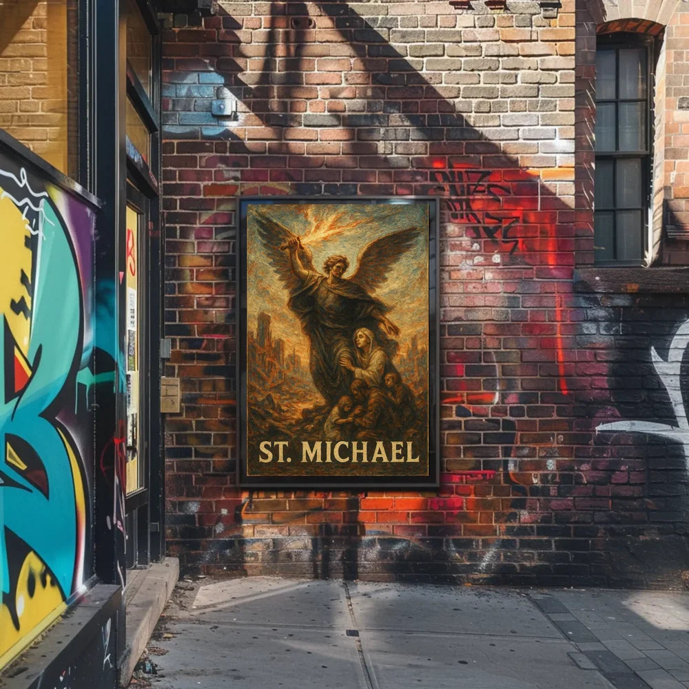 St. Michael Divine Protection Art Poster
