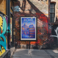Rome, Italy A Vibrant Dreamscape Poster