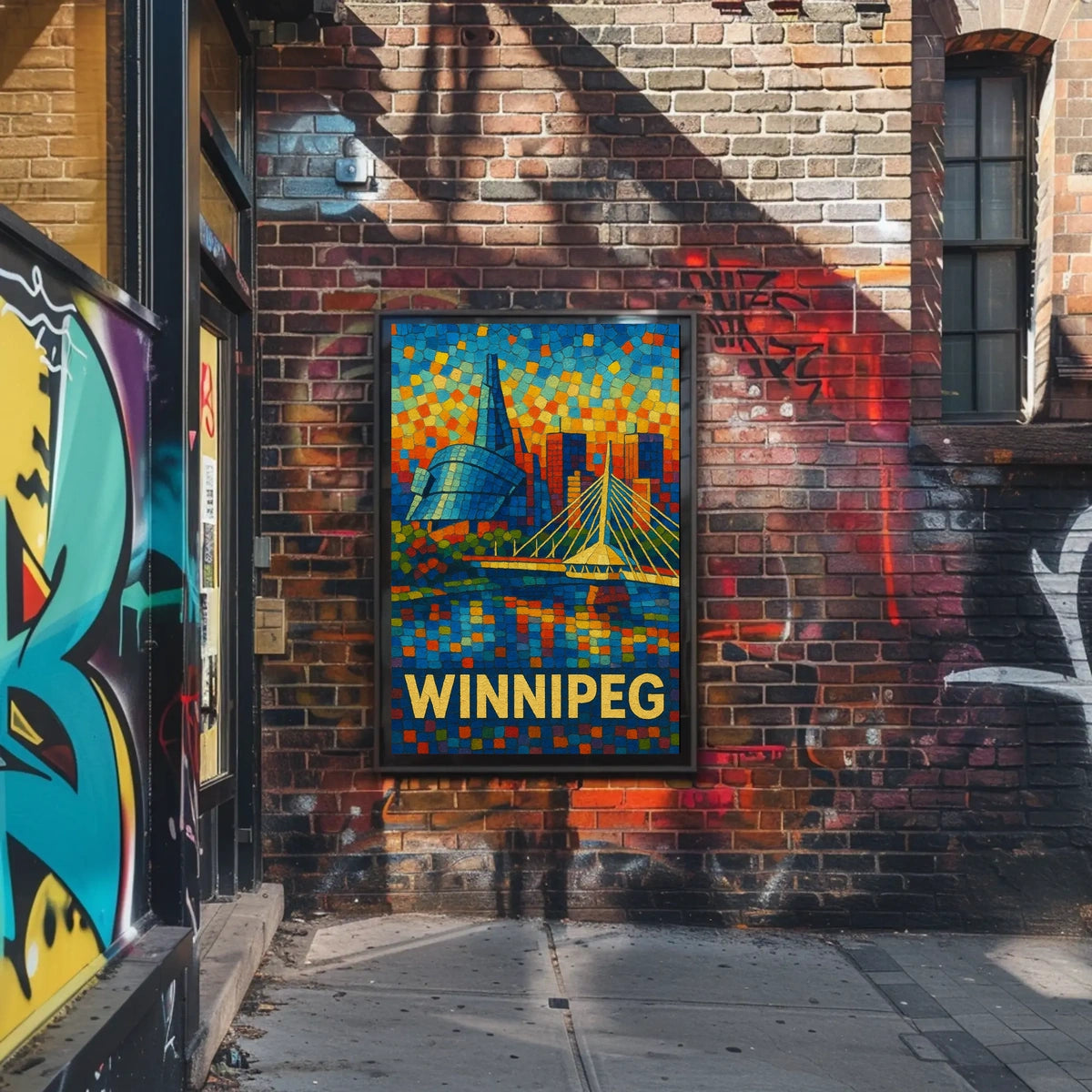 Vibrant Winnipeg Poster