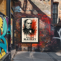 William McKinley 25th President Poster