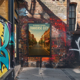 Downtown Traverse City Poster