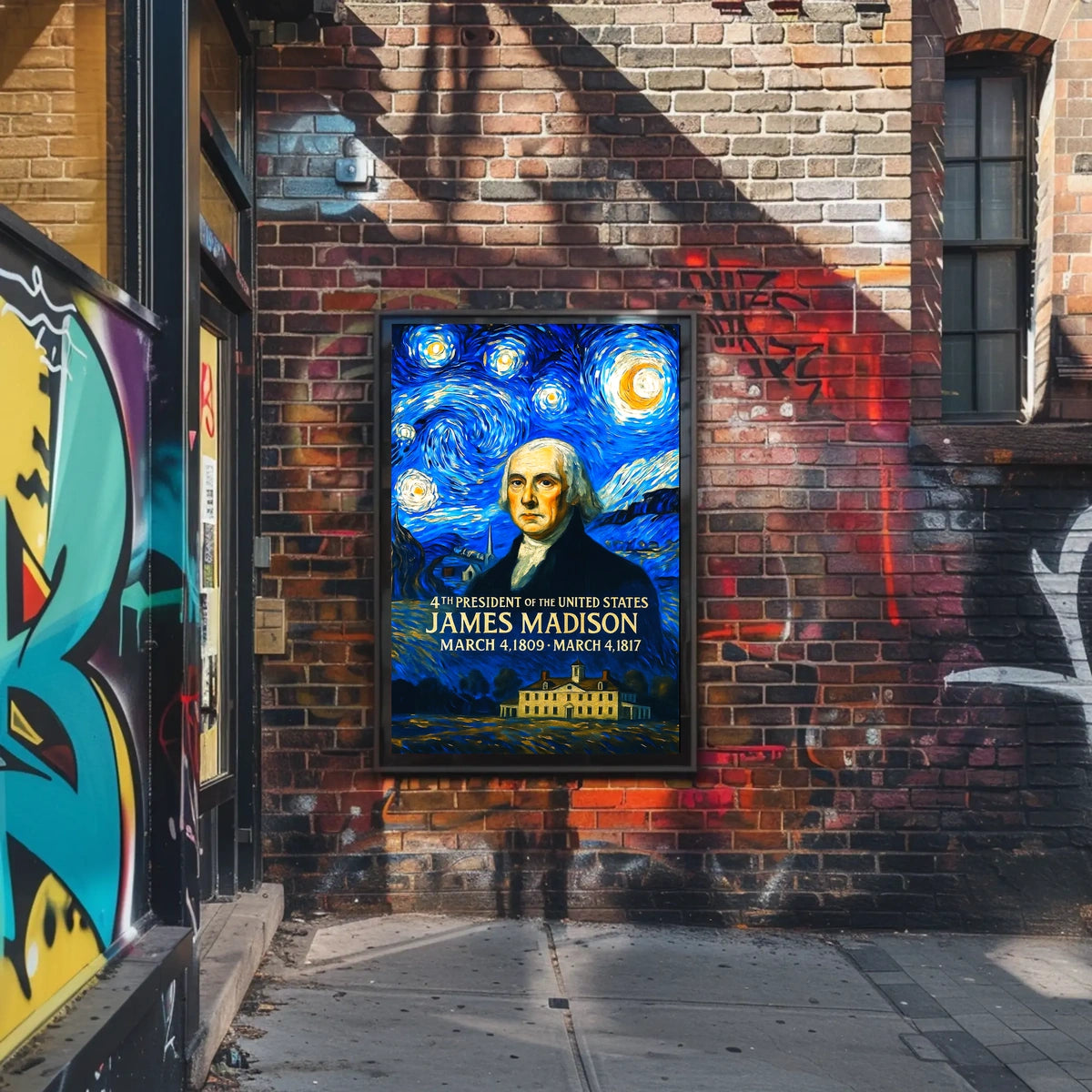 James Madison 4th President of the United States Presidential Masterpiece Series Poster