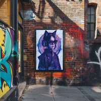 Futuristic Fashion Portrait Art Print for Home Decor PosterGoat
