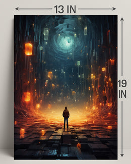 Journey Into The Digital Abyss Poster