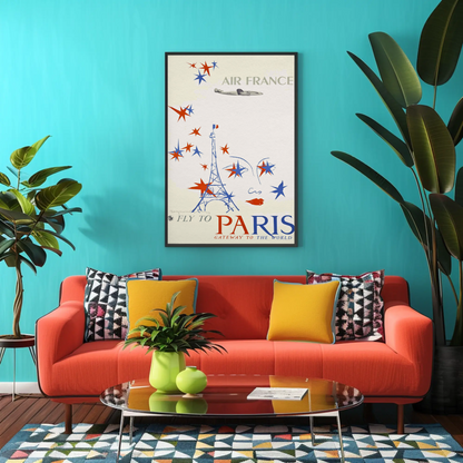 Fly to Paris Air France Gateway Poster