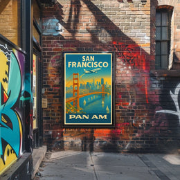 Pan Am San Francisco Poster