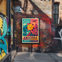 Fly Andorra Wander in Color Poster