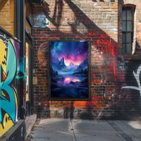 Enchanted Mountain Landscape Poster