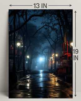 Mysterious Night In The Park Poster