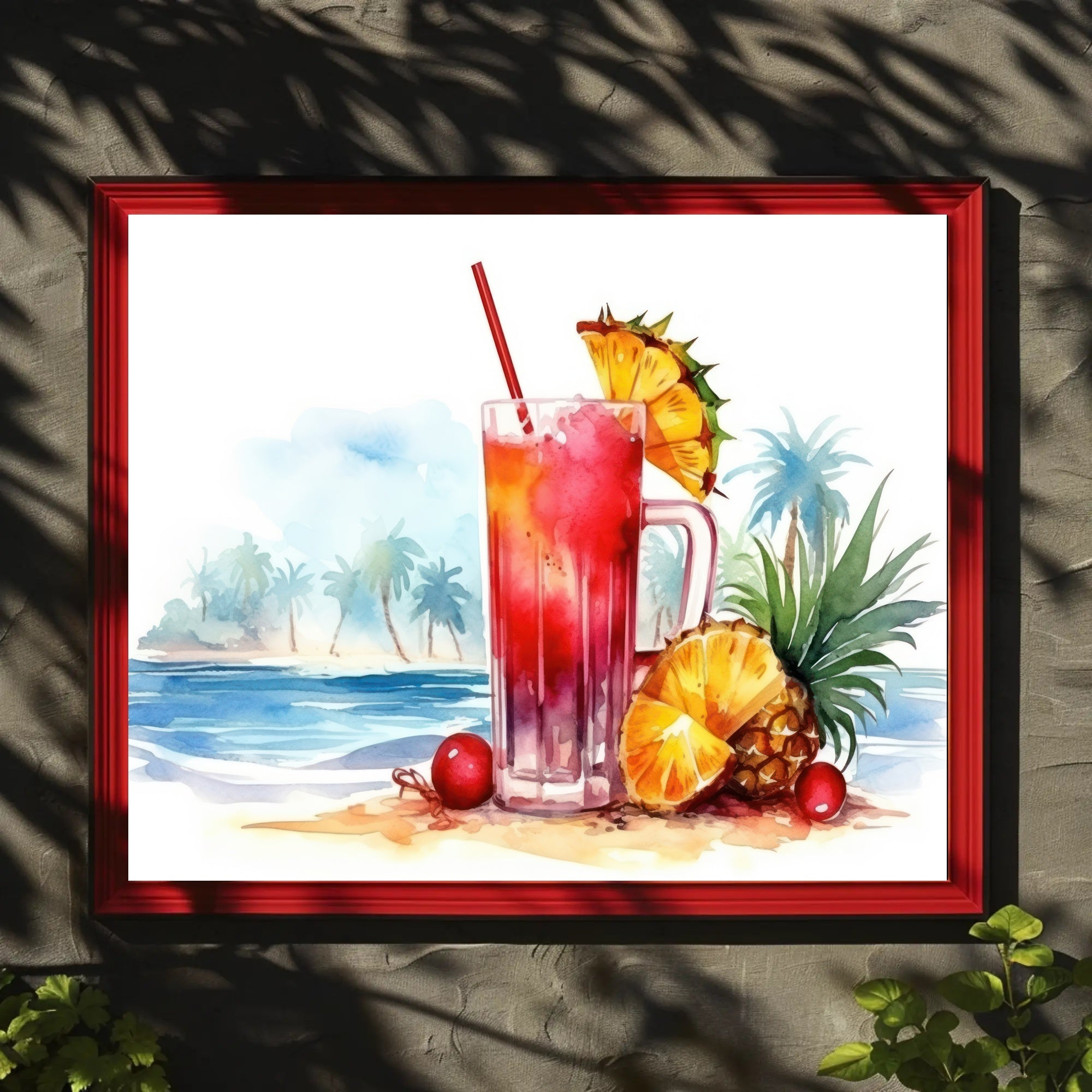 Tropical Refreshment Poster