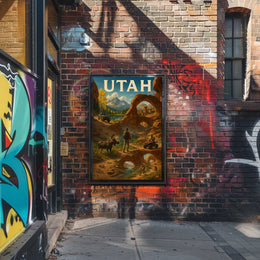 Utah Adventure Landscape Poster