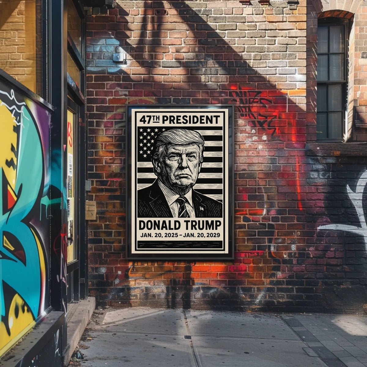Donald Trump 47th President Poster