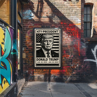 Donald Trump 47th President Poster