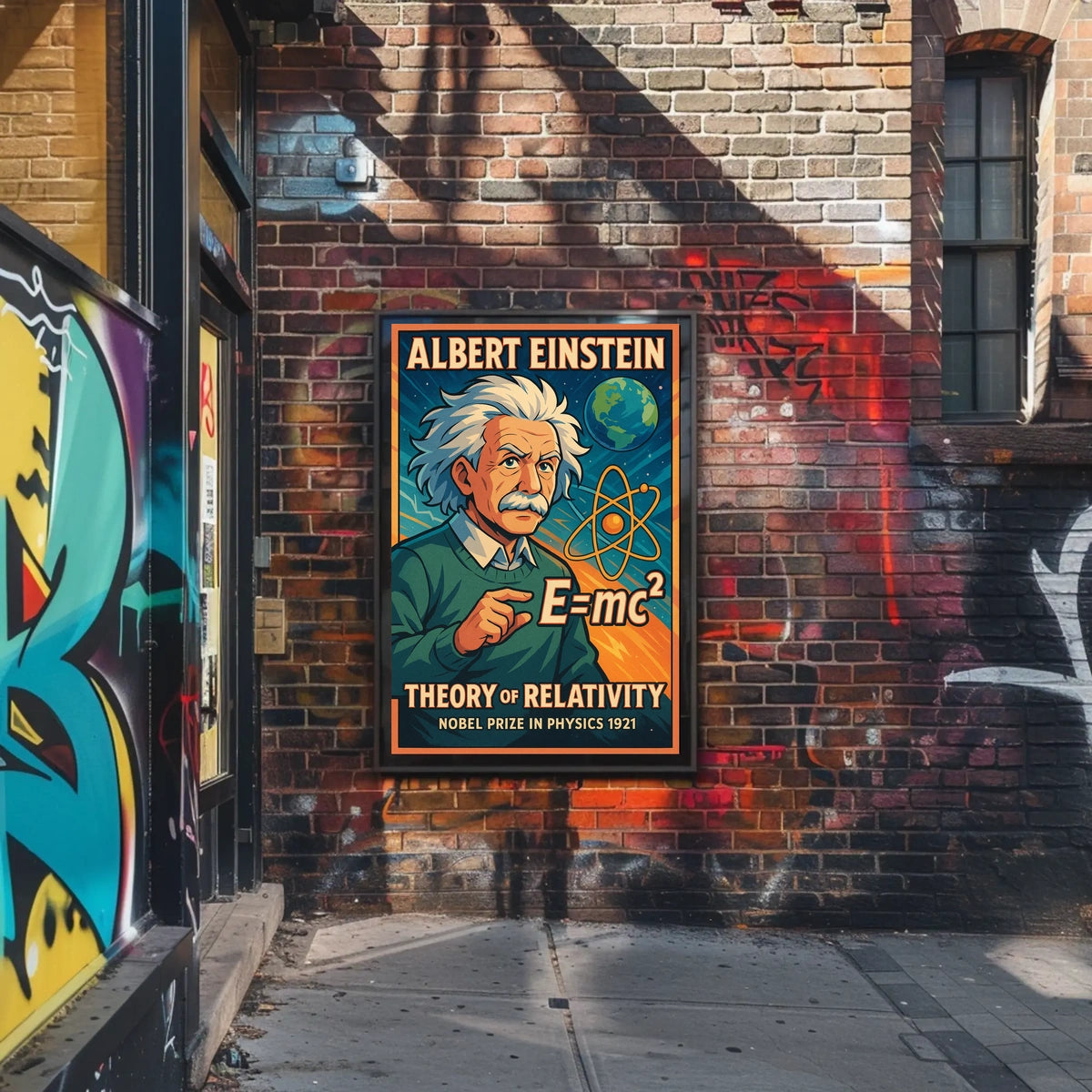 Albert Einstein Theory Of Relativity Poster