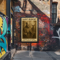 Saint Hubert Patron Of Hunters Poster