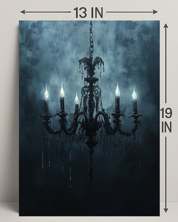 Gothic Chandelier Poster