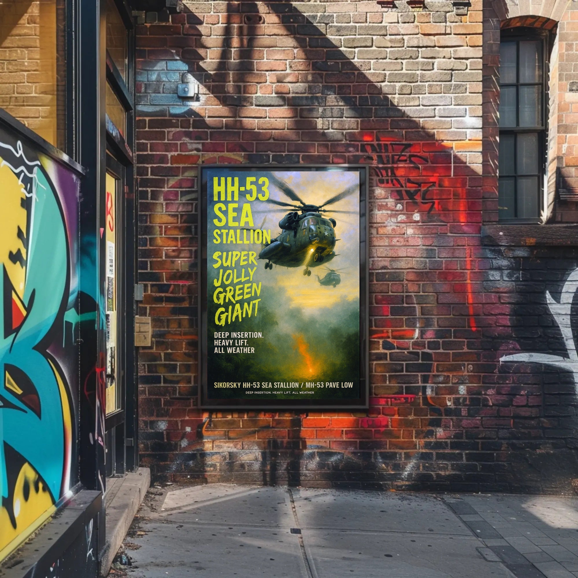 Sikorsky HH-53 Sea Stallion Super Jolly Green Giant Poster PosterGoat