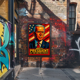 46Th President Of The United States Poster Wall Art Decor