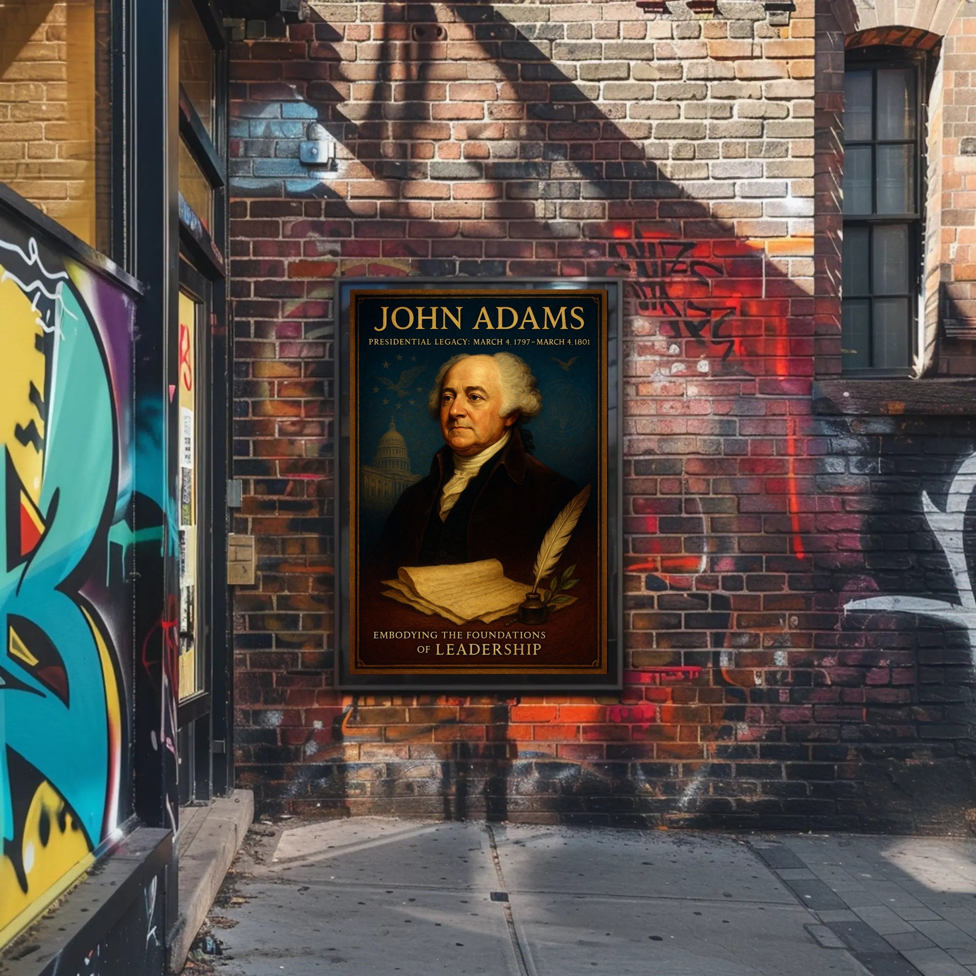 John Adams 2nd President Poster PosterGoat