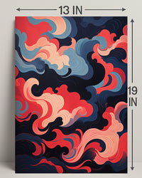 Abstract Swirls Of Color Abstract Poster