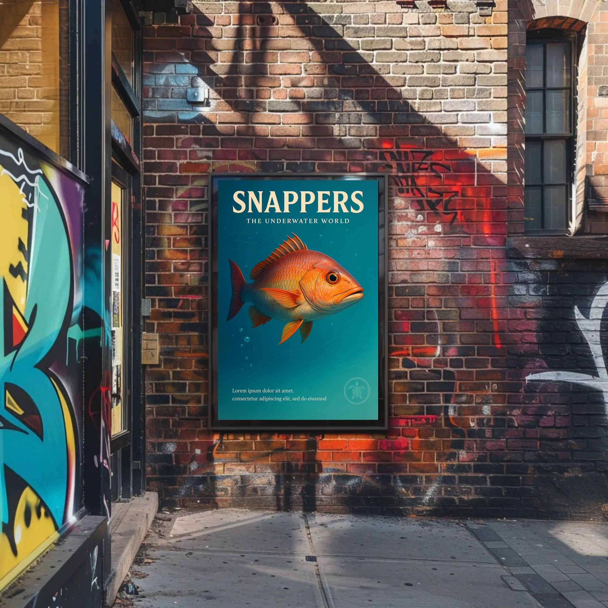 Snappers The Underwater World Poster PosterGoat