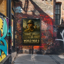 World War Ii Memorial Tribute Poster