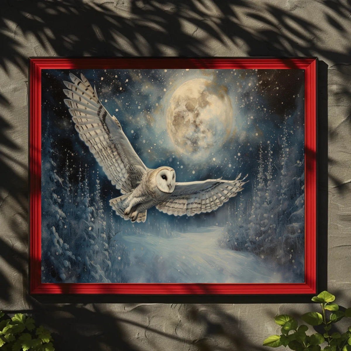 Majestic Night Flight Poster