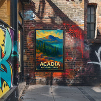 Abstract Acadia Poster Museum Quality Print For Home Decor