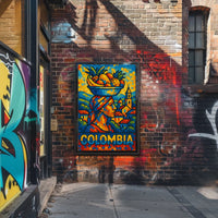Colombia Vibrant Culture Poster