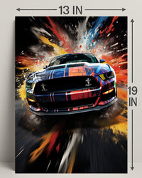 Speed And Color Explosion Poster