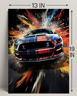 Speed And Color Explosion Poster