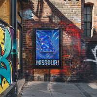 Missouri In Vibrant Waves Poster
