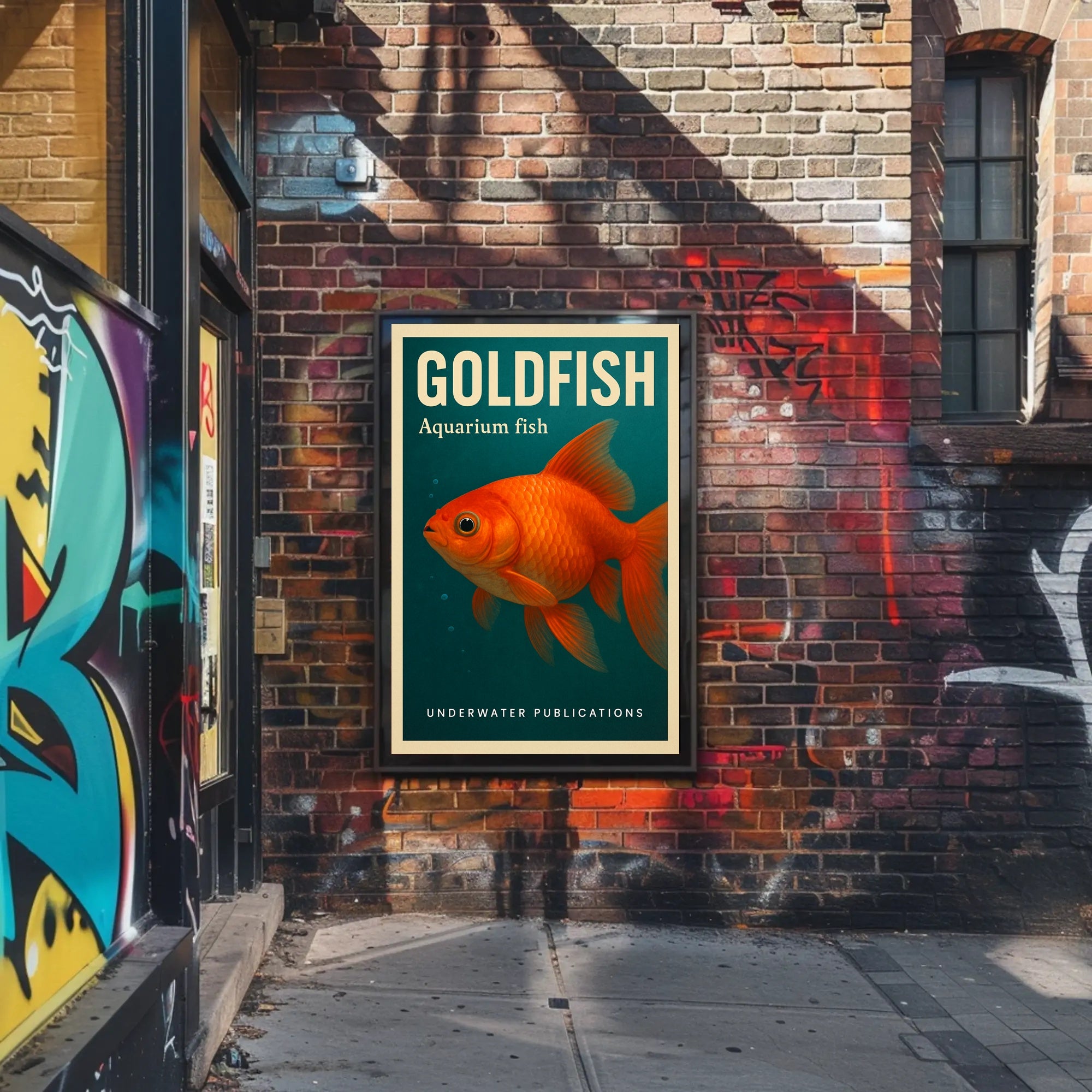 Goldfish Aquarium Delight Poster
