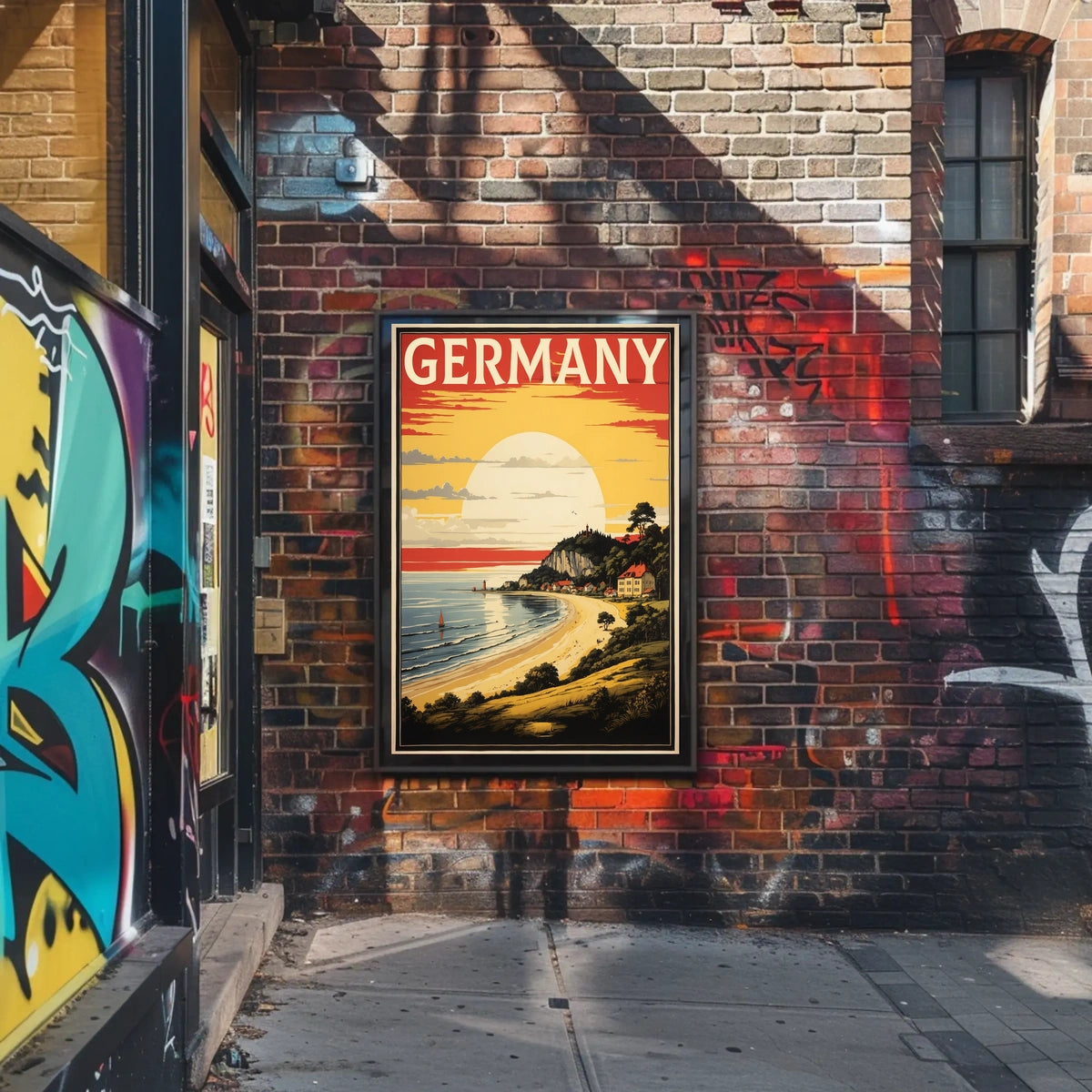Germany Coastal Landscape Poster