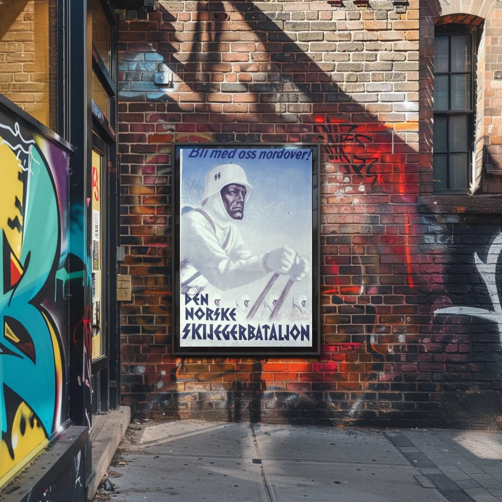 Den Norske Skijegerbataljon Recruitment Poster PosterGoat