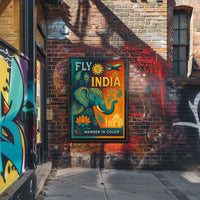 Fly India Wander In Color Poster