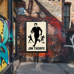Jim Thorpe Legendary Athlete Poster
